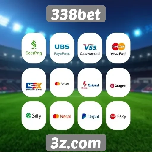 Métodos de pagamento aceitos no site 338bet